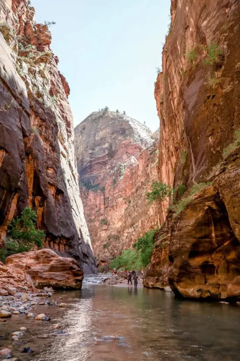 Zion narrows 2024 in march